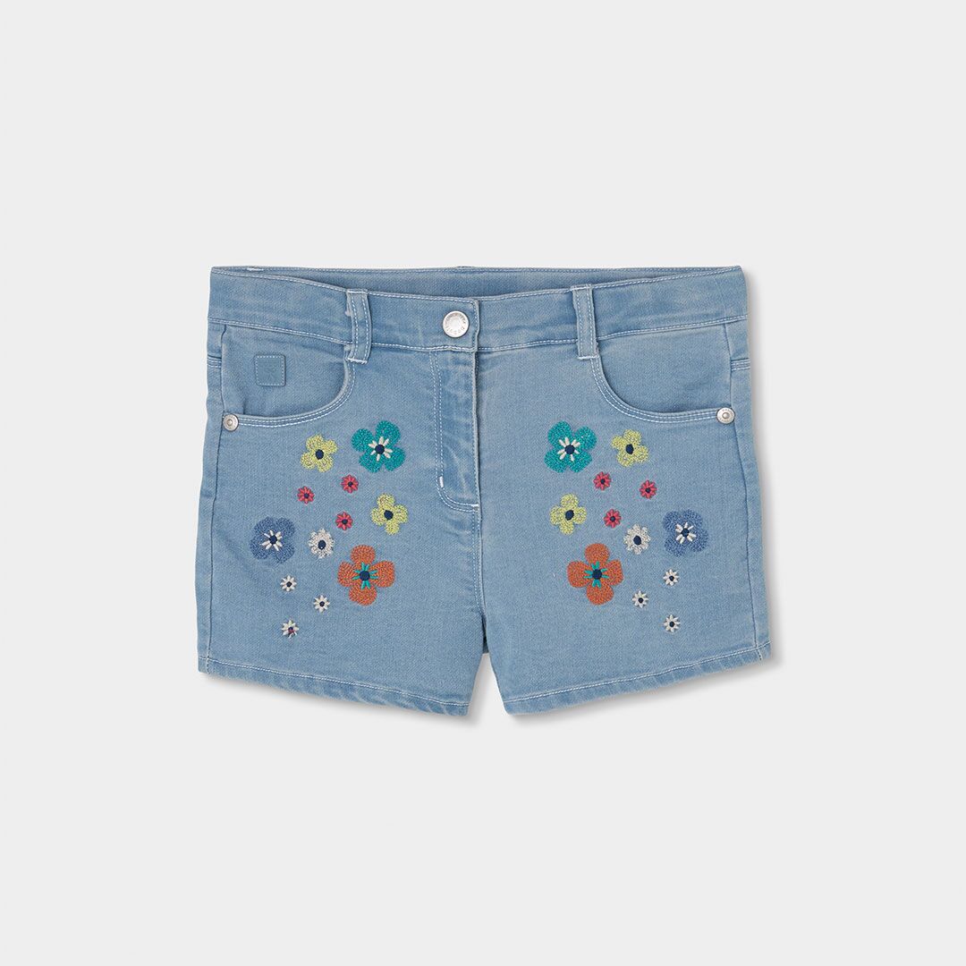 Kurze Denim Hose (bleich) von Boboli