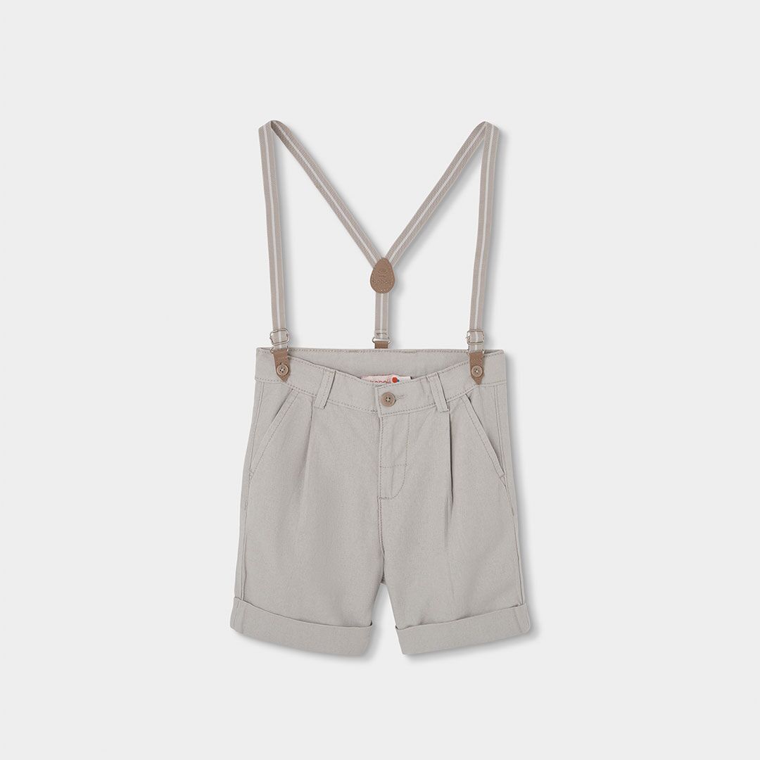 8630417372_a Kurze Leinen Hose (stein) von Boboli
