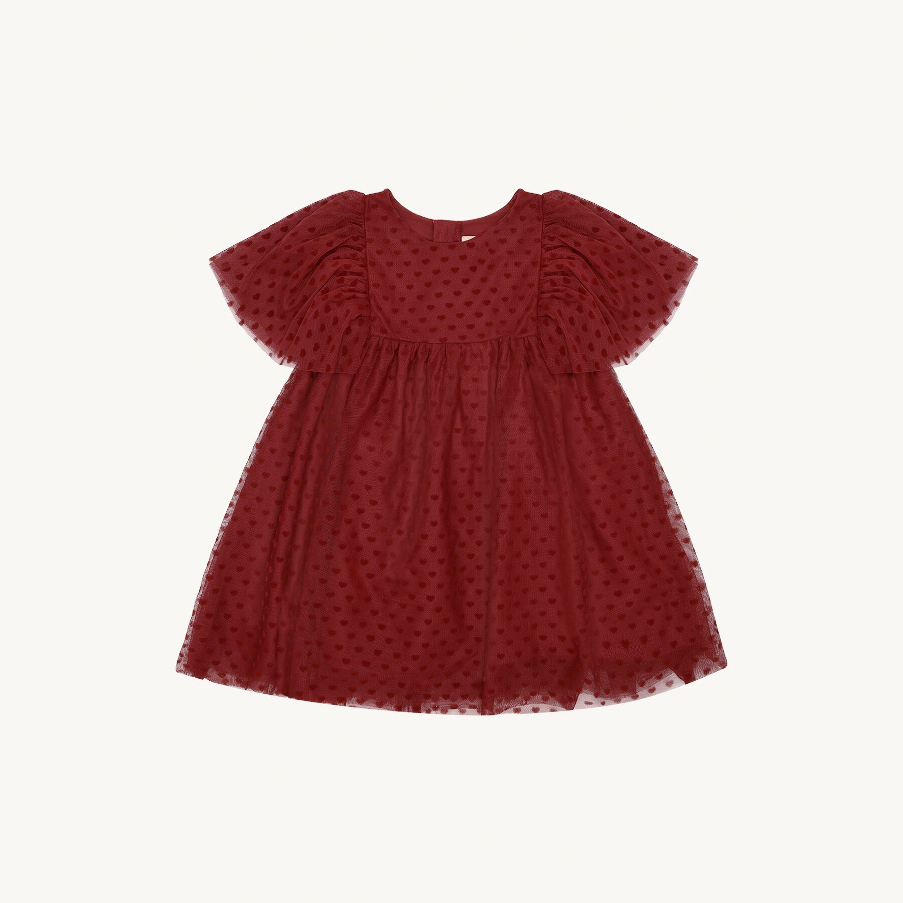 500089 - HCKaroline Tulle dress - 3379 Teaberry - Main HCKaroline Tulle dress Kleid (Teaberry)
