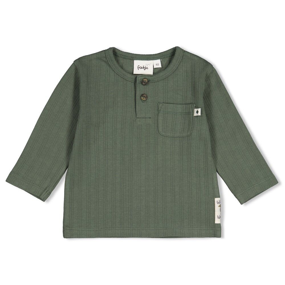 W2622_51602838_300_1 Geripptes Longsleeve Wiggle and Waddle (Grün)
