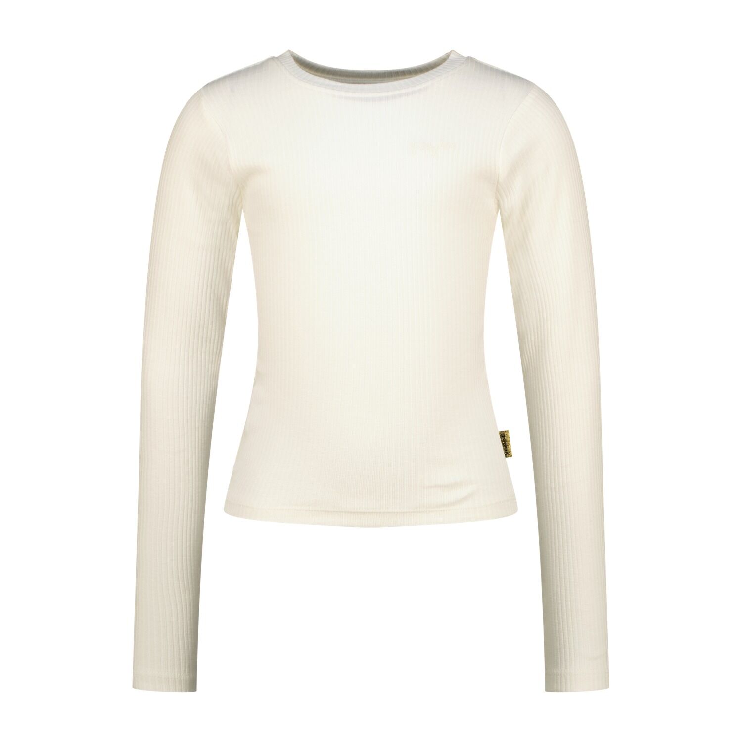 T-Shirt Icon rib longsleeve, Macroon white von Vingino T-Shirt Icon rib longsleeve, Macroon white von Vingino