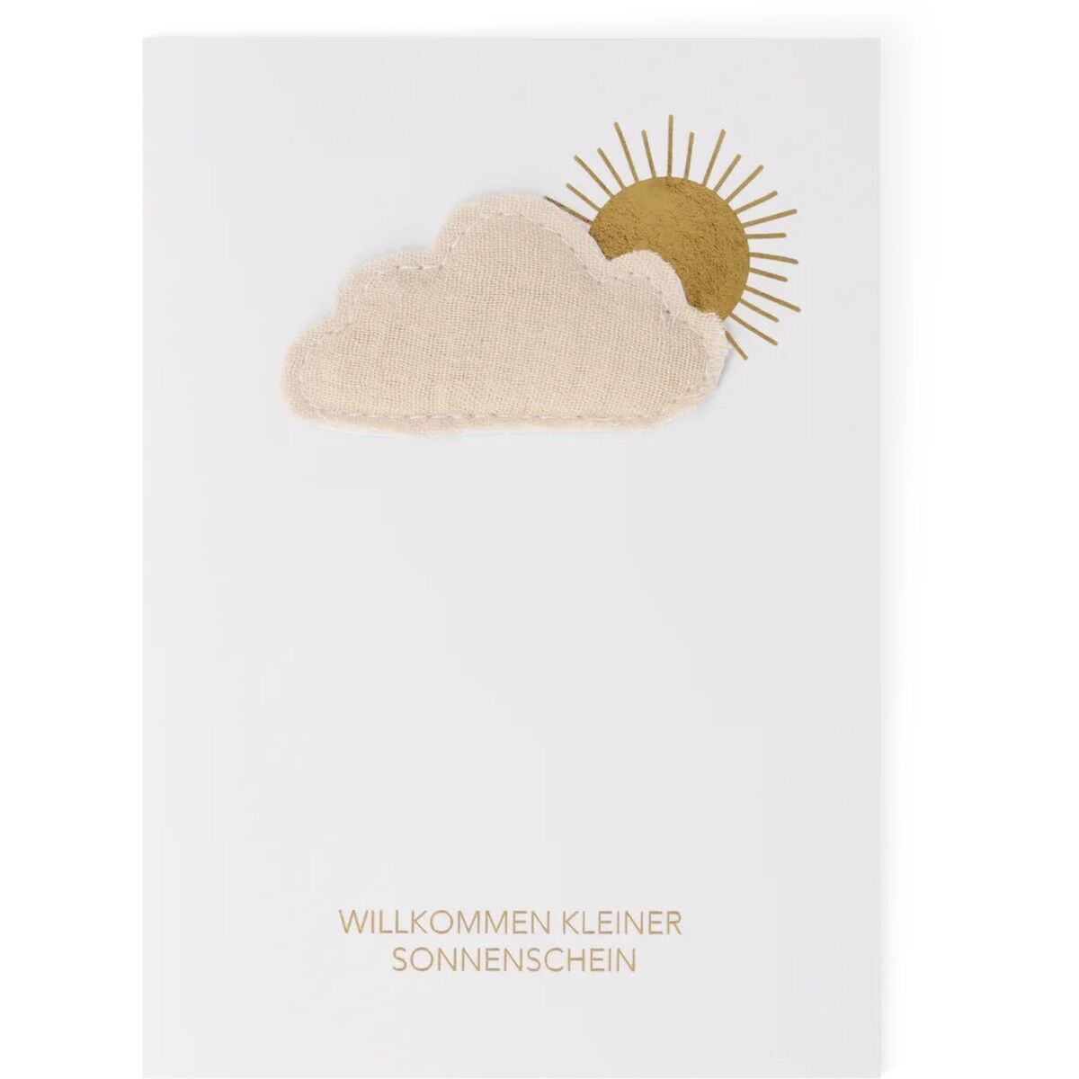 räder Musselinstoffkarte Wolke