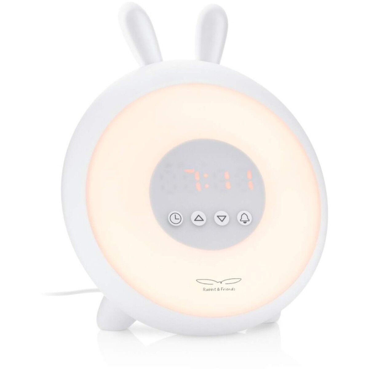 Rabbit & Friends Wake-Up-Lampe mit Wecker "Rabbit" (Weiß) Rabbit & Friends Wake-Up-Lampe mit Wecker "Rabbit" (Weiß)
