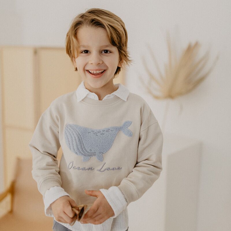 Oversized Sweatshirt "Ocean Love" (unisex) – Bild 1