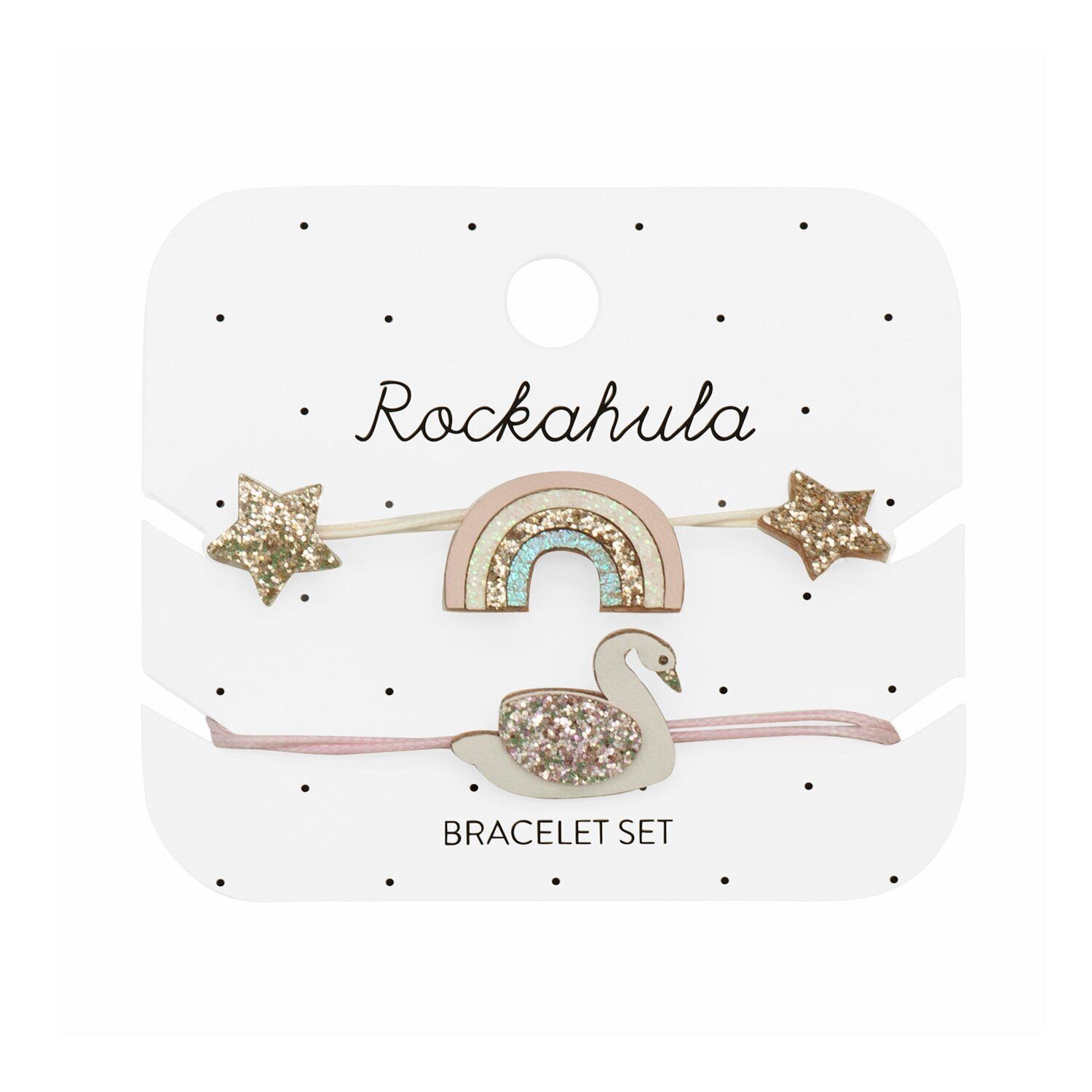 Armband-Set "Enchanted Rainbow & Schwan" – Bild 1