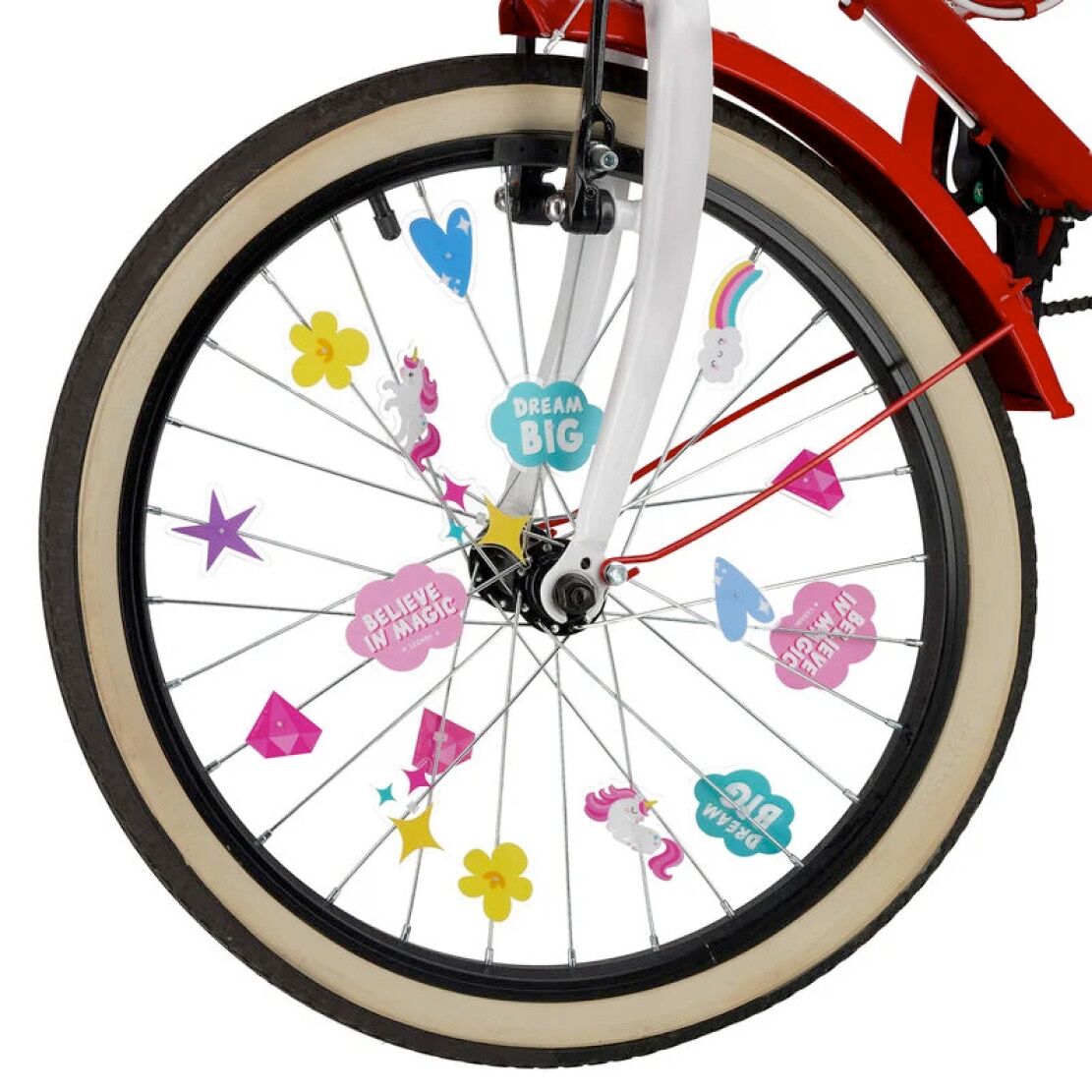 Dekoration Set für Fahrrad Speichen (verschiedene Motive) – Bild 1