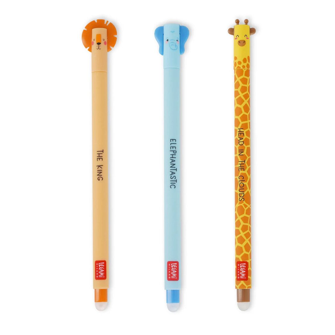 Löschbare Gelstifte im 3er Set (verschiedene Motive) – Bild 1