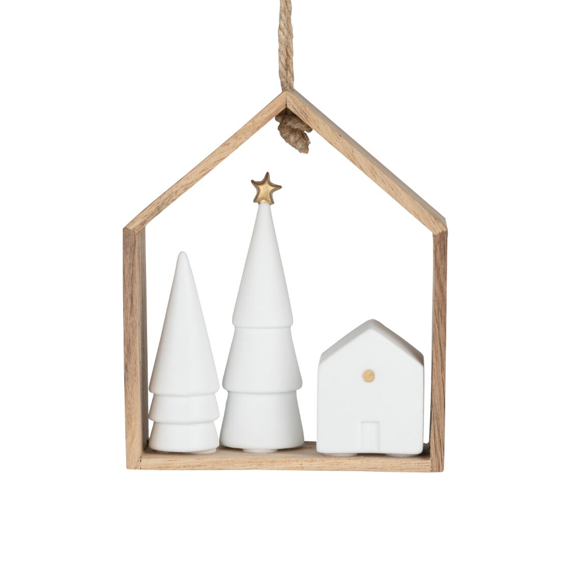 Baumschmuck Häuschen "Waldhütte" – Bild 1