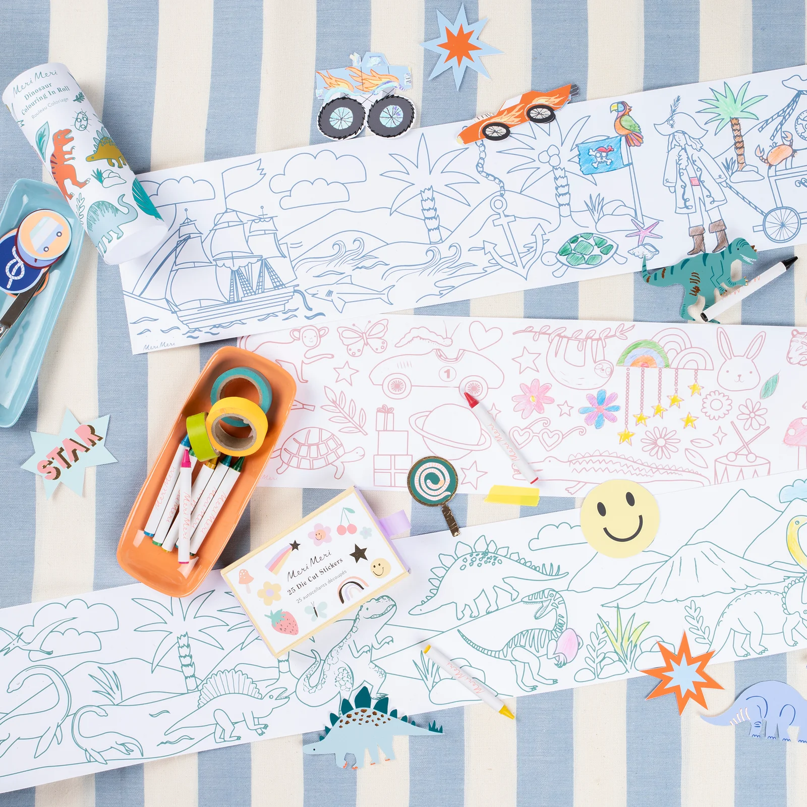 Färberolle Happy Icons von Meri Meri – Bild 1