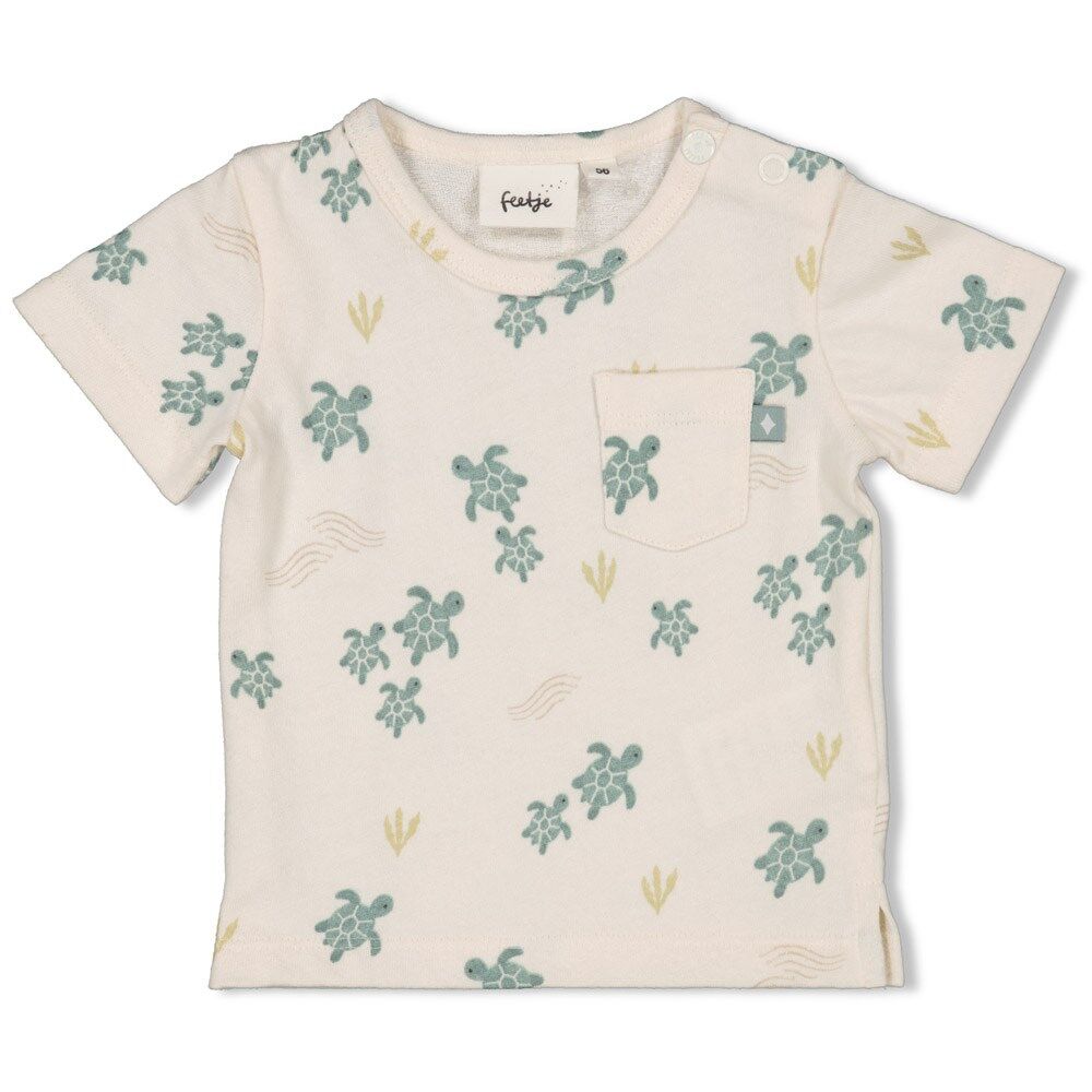 T-Shirt AOP - Turtelly Cool (Natur) – Bild 1