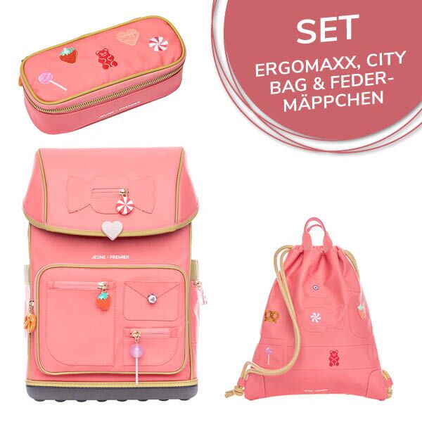 Candy Spar Set mit Ergomaxx, City Bag & Mäppchen – Bild 1