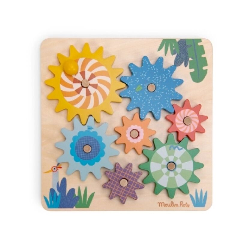 Zahnrad Steckspiel "Les Toupitis" – Bild 1