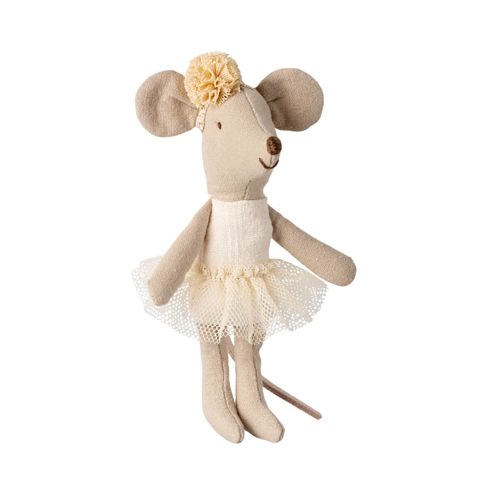 Ballerina Maus, Kleine Schwester (cremefarben) von Maileg – Bild 1