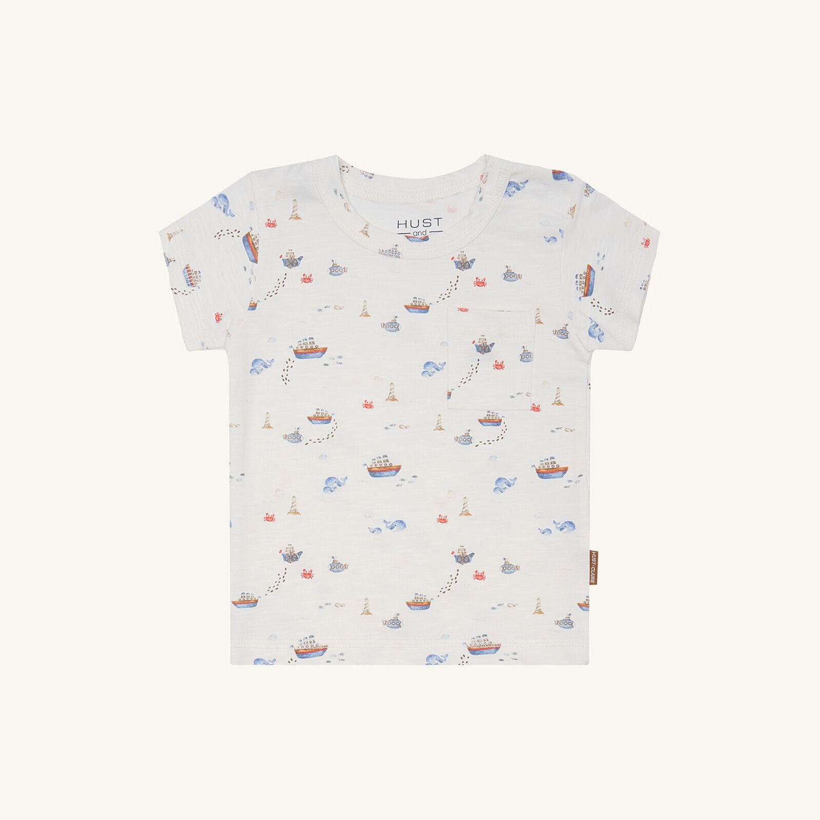 HCAugust T-Shirt s/s (Ivory) – Bild 1