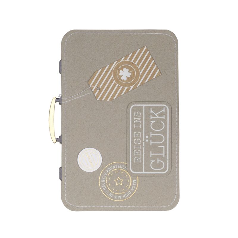 Kofferkarte Reise ins Glück – Bild 1