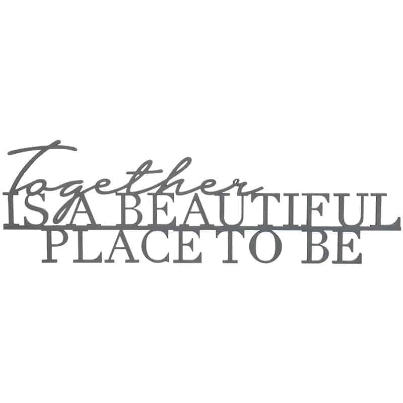 WandpoesieTogetheristabeautifulplacetobe Wandpoesie "Together is a beautiful place" – Bild 1