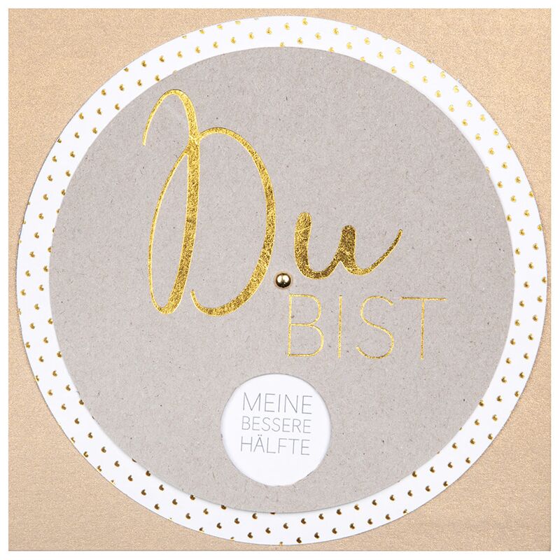Wunschradkarte "Du bist meine bessere Hälfte" – Bild 1