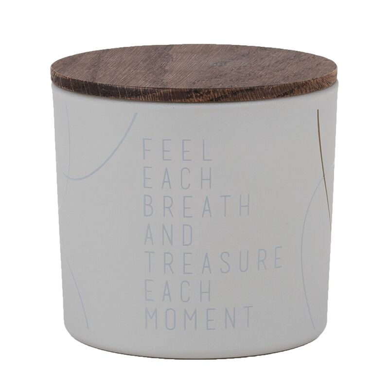 Duftkerze "Duftwelten" (klein, grau) – Bild 1