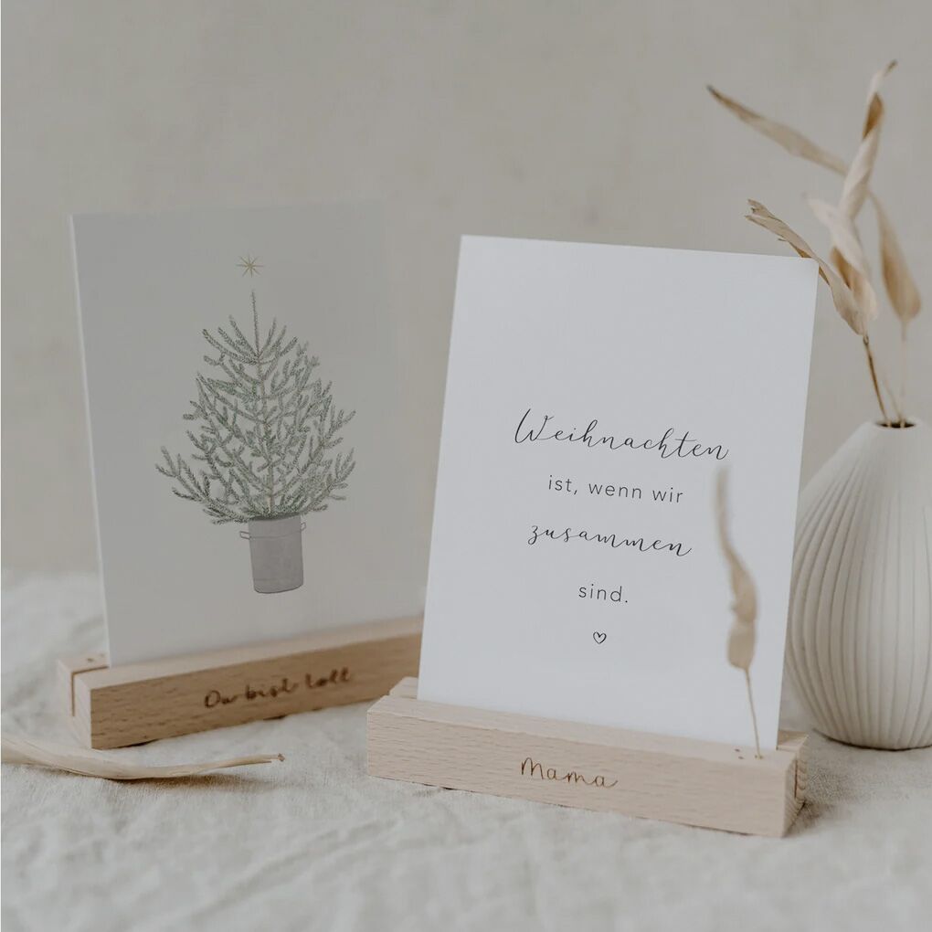 Trockenblumen- und Kartenständer "Mama" – Bild 1