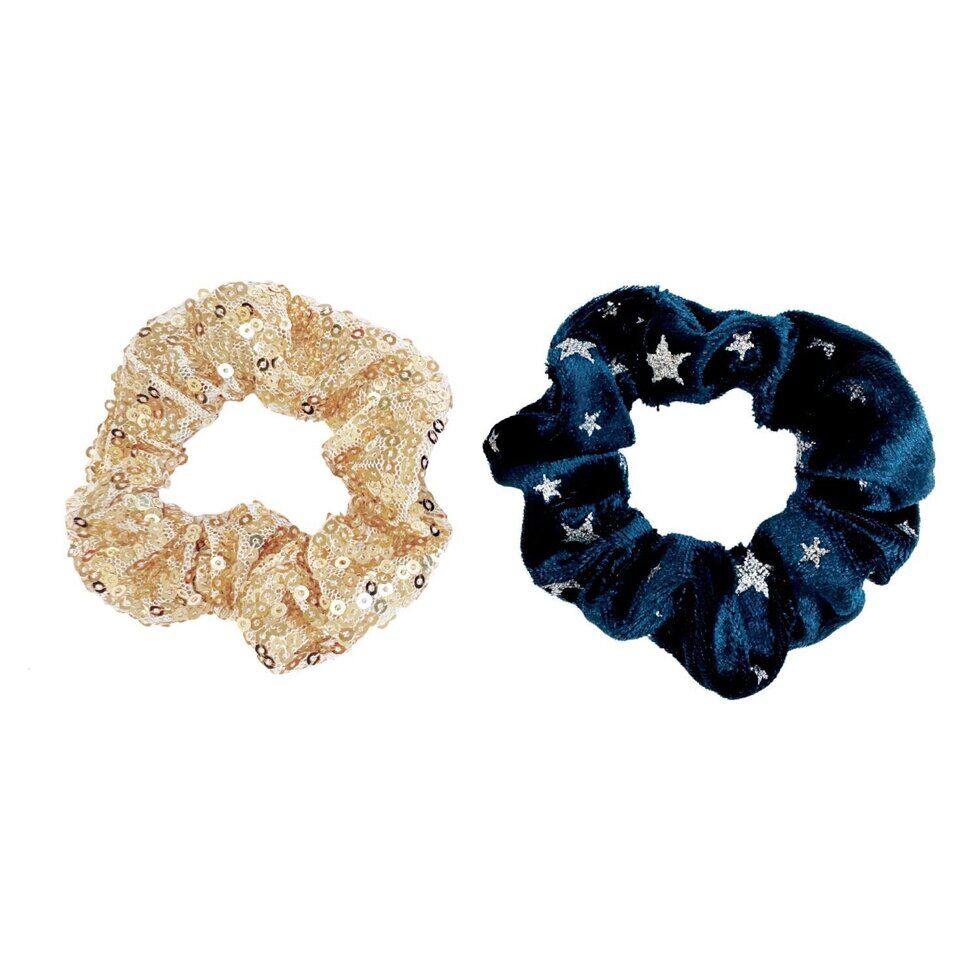 Midnight Star Sequin Scrunchies – Bild 1