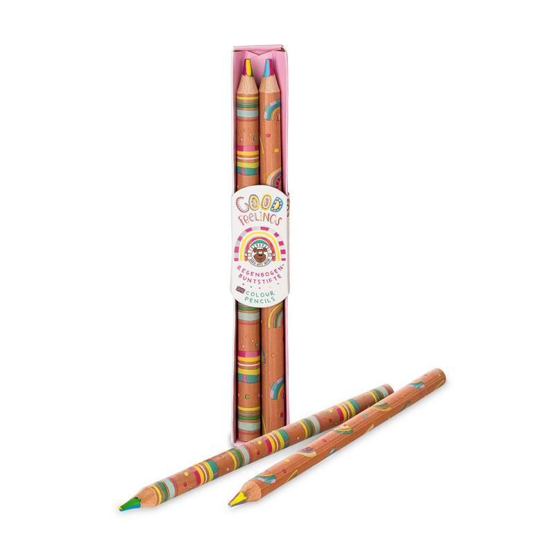 960399_b_regenbogenstifte Regenbogen Buntstifte "Good Feelings" – Bild 1