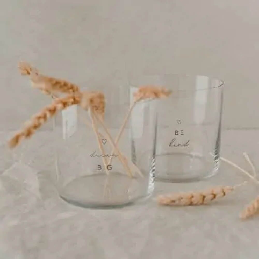 Trinkglas "Dreams" (2er-Set, schwarz) – Bild 1