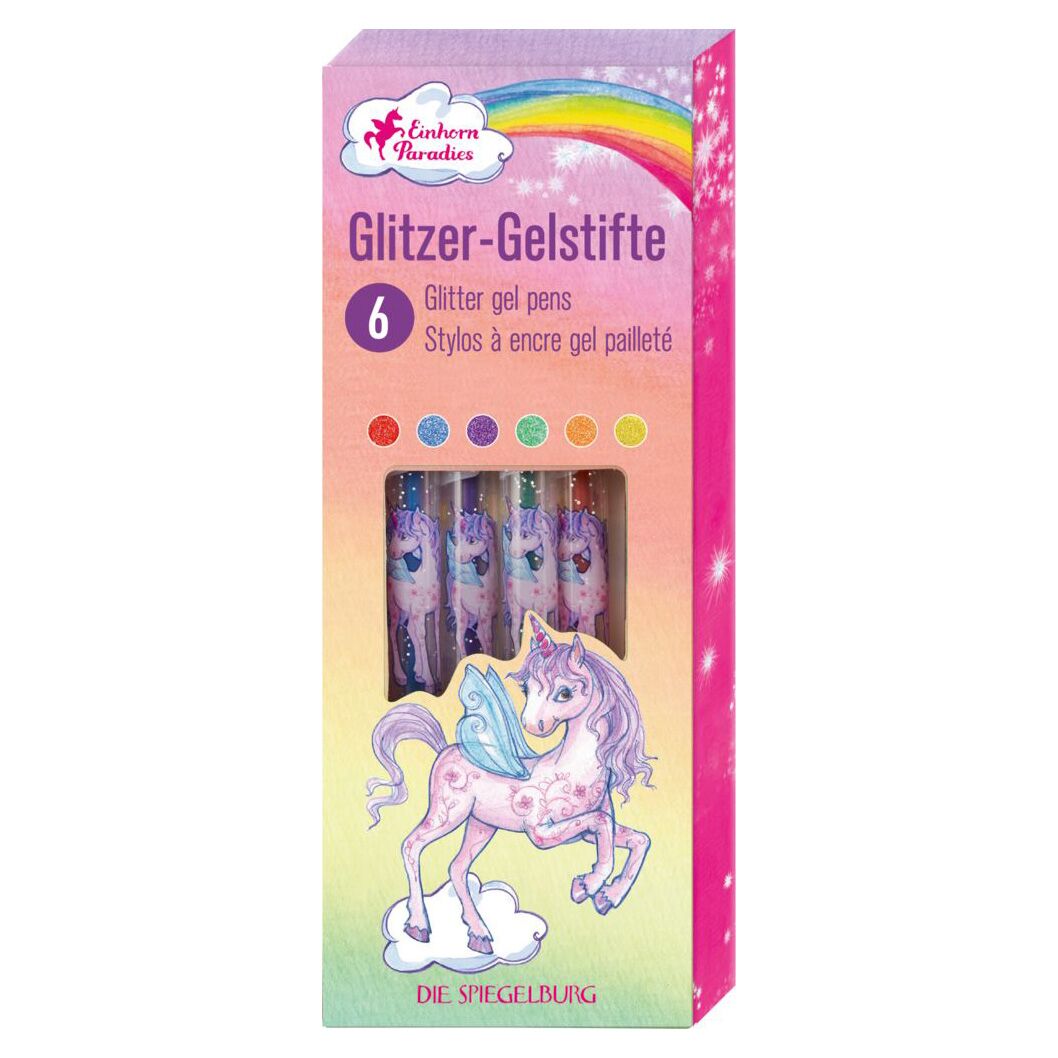 Glitzer Gelstifte "Einhorn-Paradies" – Bild 1