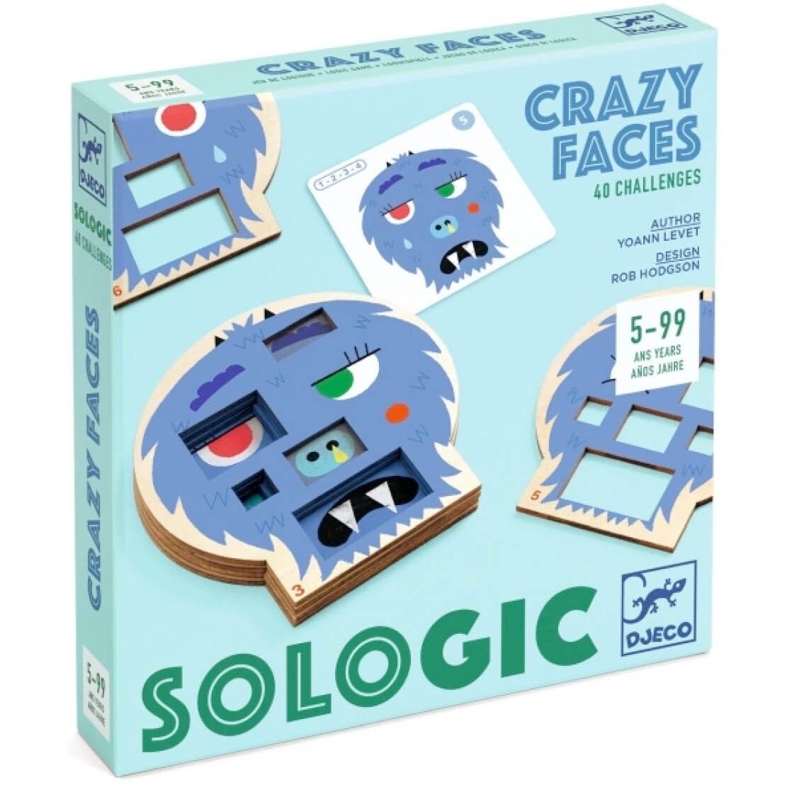 Logikspiel "Crazy Faces" (Sologic) – Bild 1