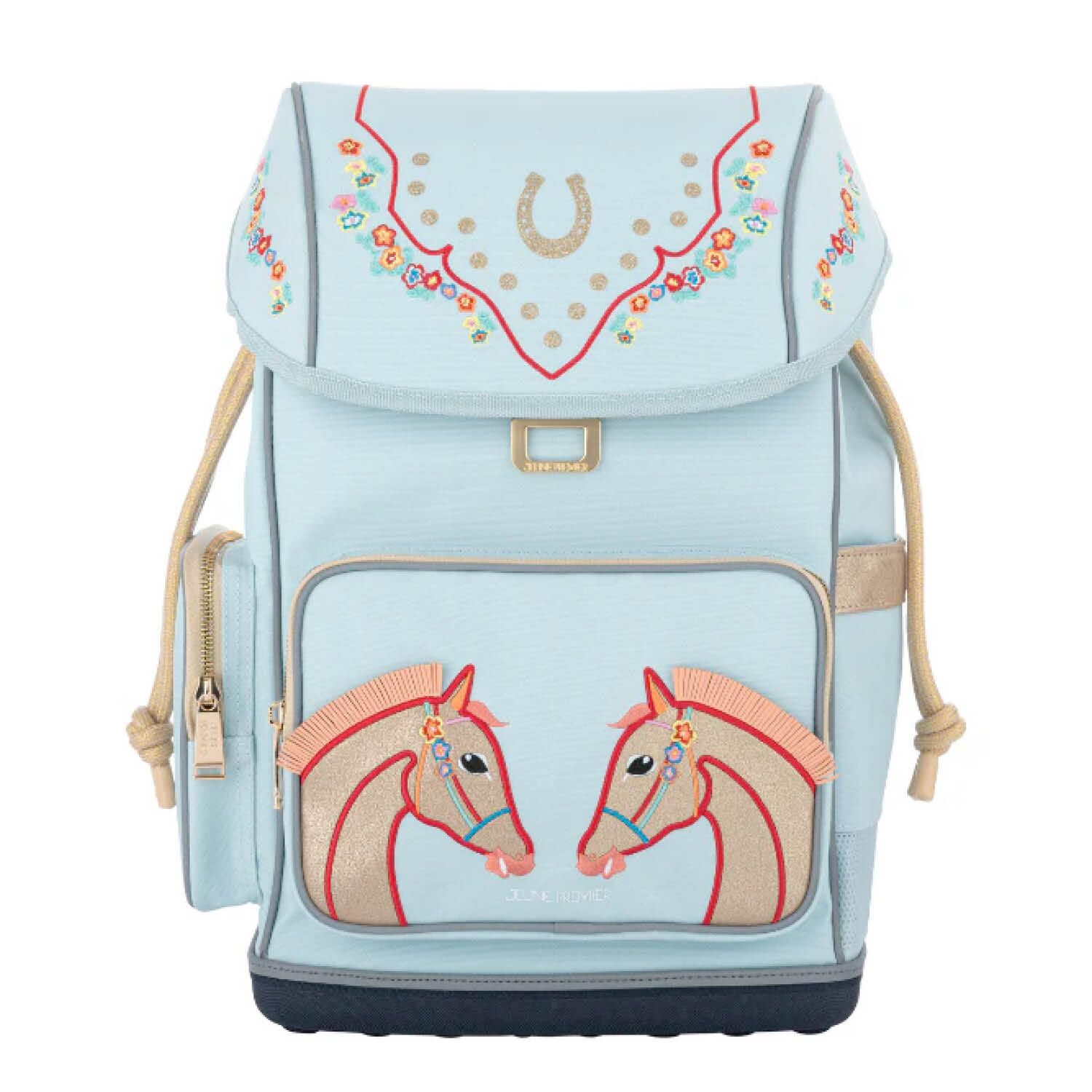 jeune_premier_cavalier_floral_lady_gadget_pegasus12 XXX Ergomaxx Schulranzen "Cavalerie Florale" – Bild 1