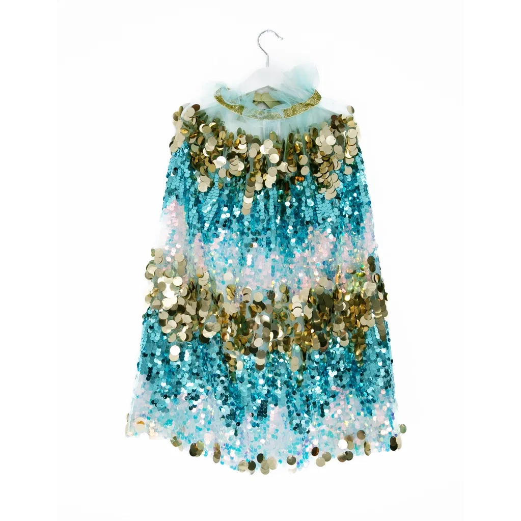 glitter_cape_aqua_Pellianni Glitter Cape Aqua von Pellianni – Bild 1