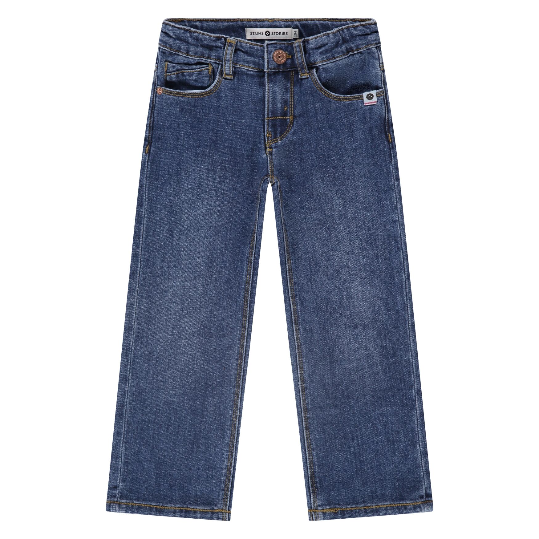 Jeans Denim Wide Leg (Dark Blue Denim) – Bild 1