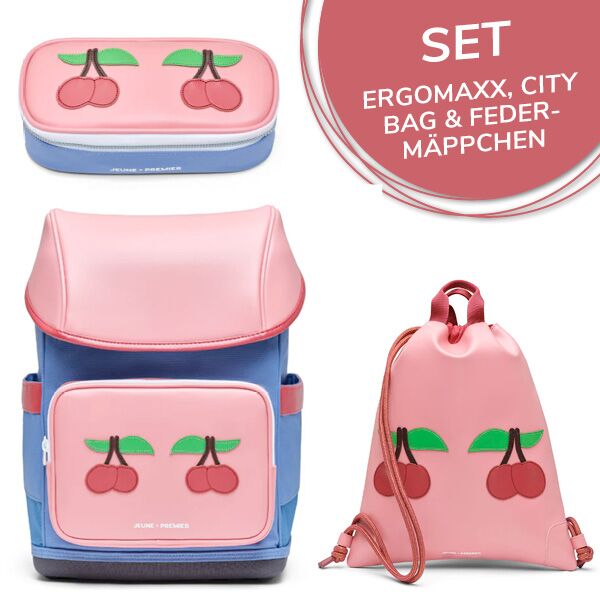 XXX Spar Set Cherry Pink mit Ergomaxx, City Bag & Mäppchen – Bild 1