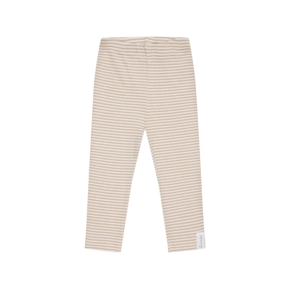 Leggings "beige stripes" aus Bio-Baumwolle – Bild 1
