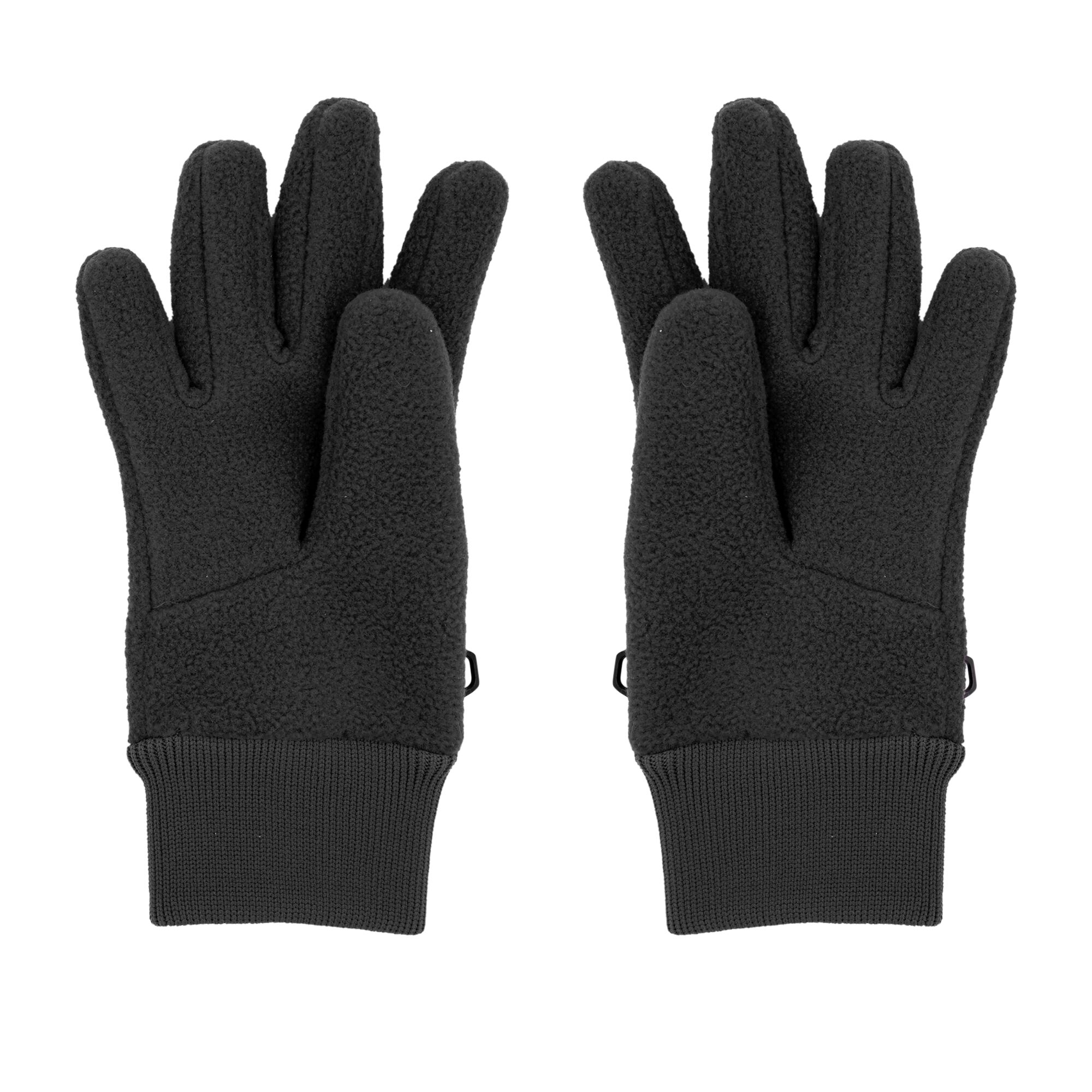 Fingerhandschuhe, Fleece (schwarz) – Bild 1