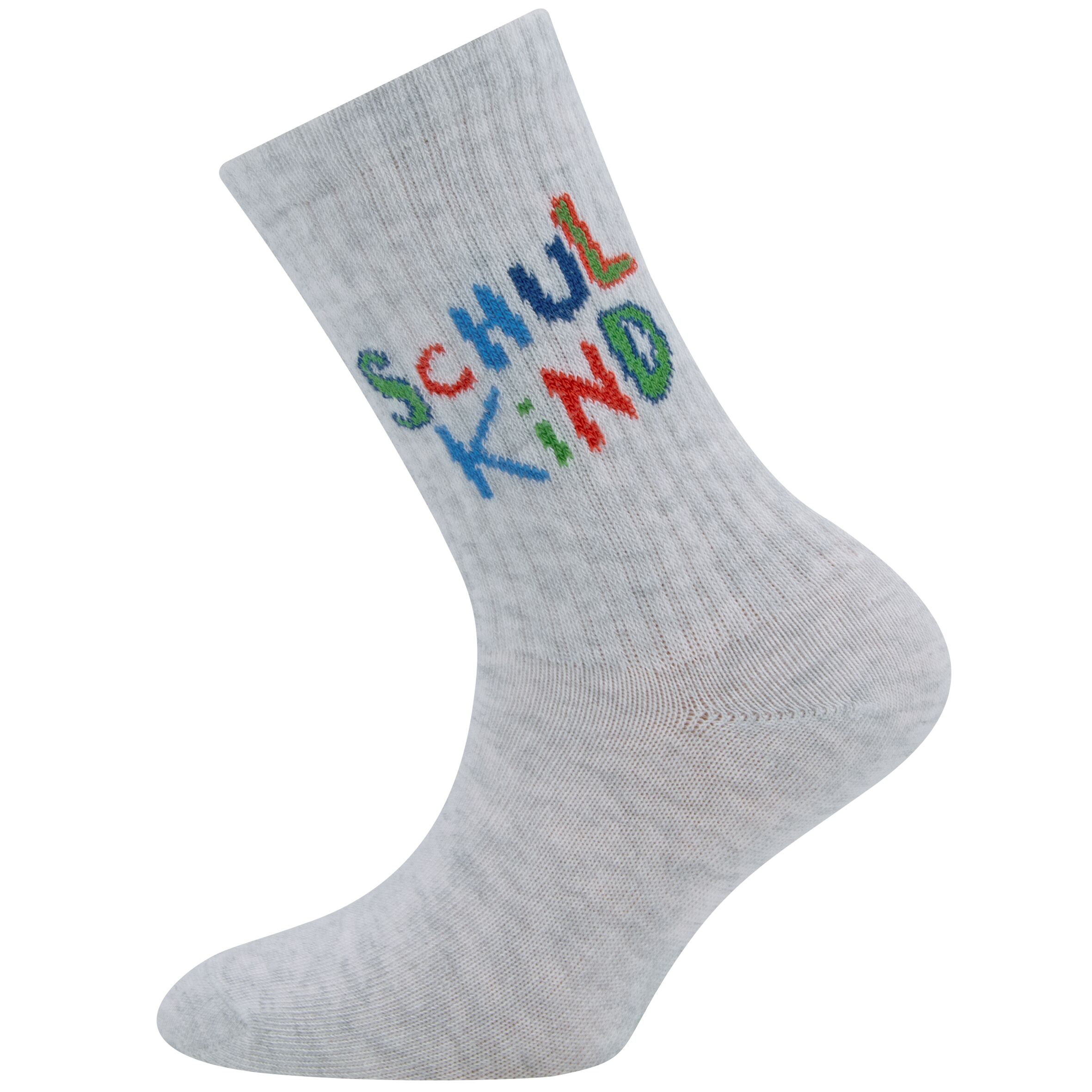 Tennissocken Schulkind (hellsilber mel.) – Bild 1