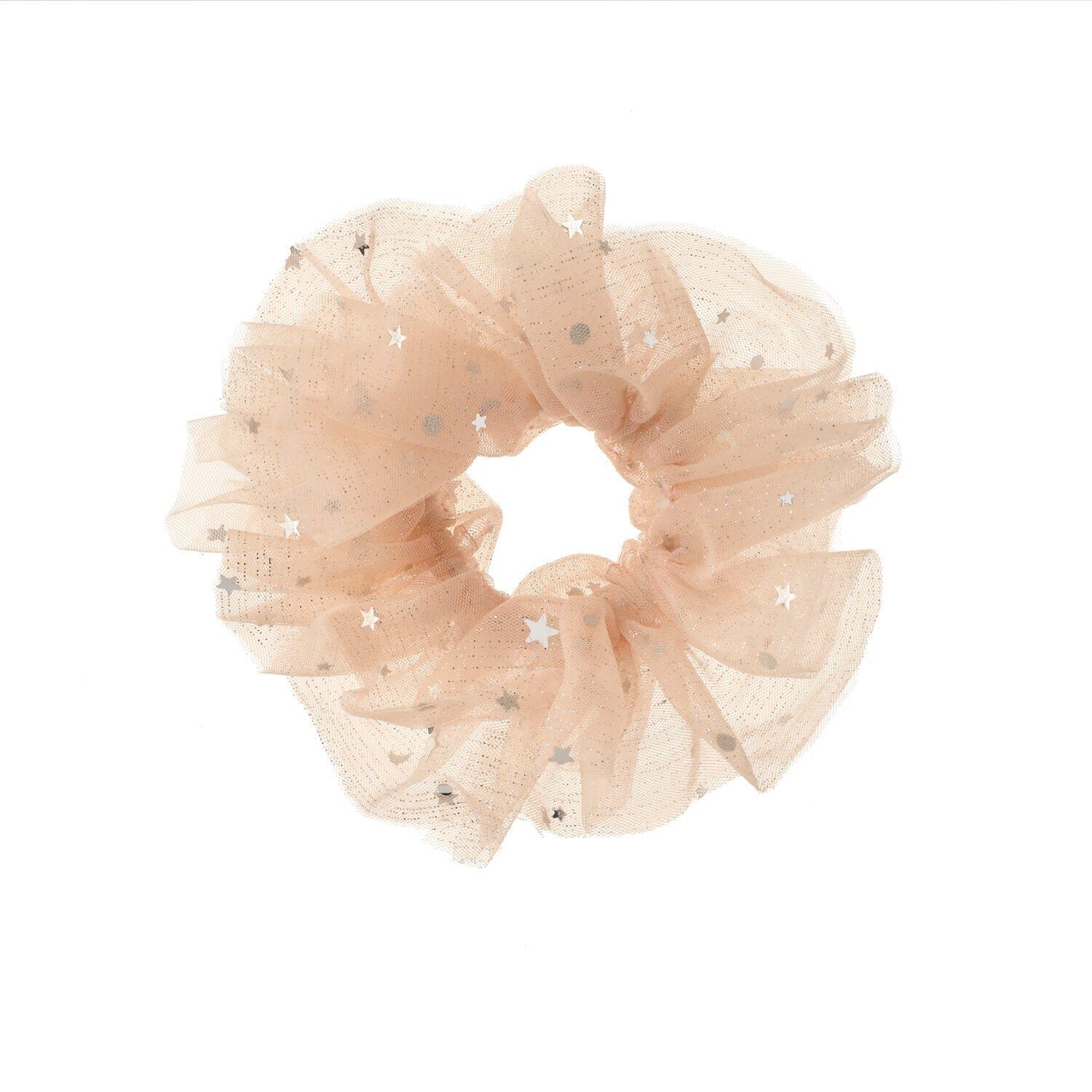 Glitzernder Tüll Rüschen Scrunchie – Bild 1