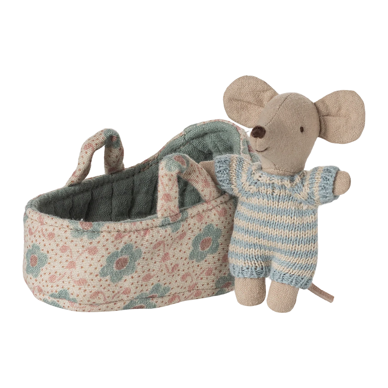 Babymaus in Tragetasche, blau – Bild 1