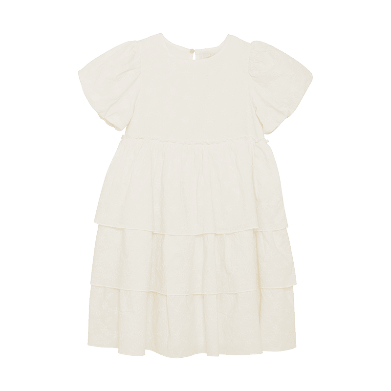 Kleid Embroidery, Cloud (White) von Creamie – Bild 1