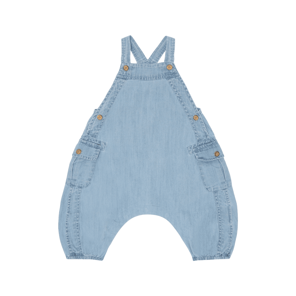 HCMaks Chambray Latzhose (Blue Denim hell) – Bild 1