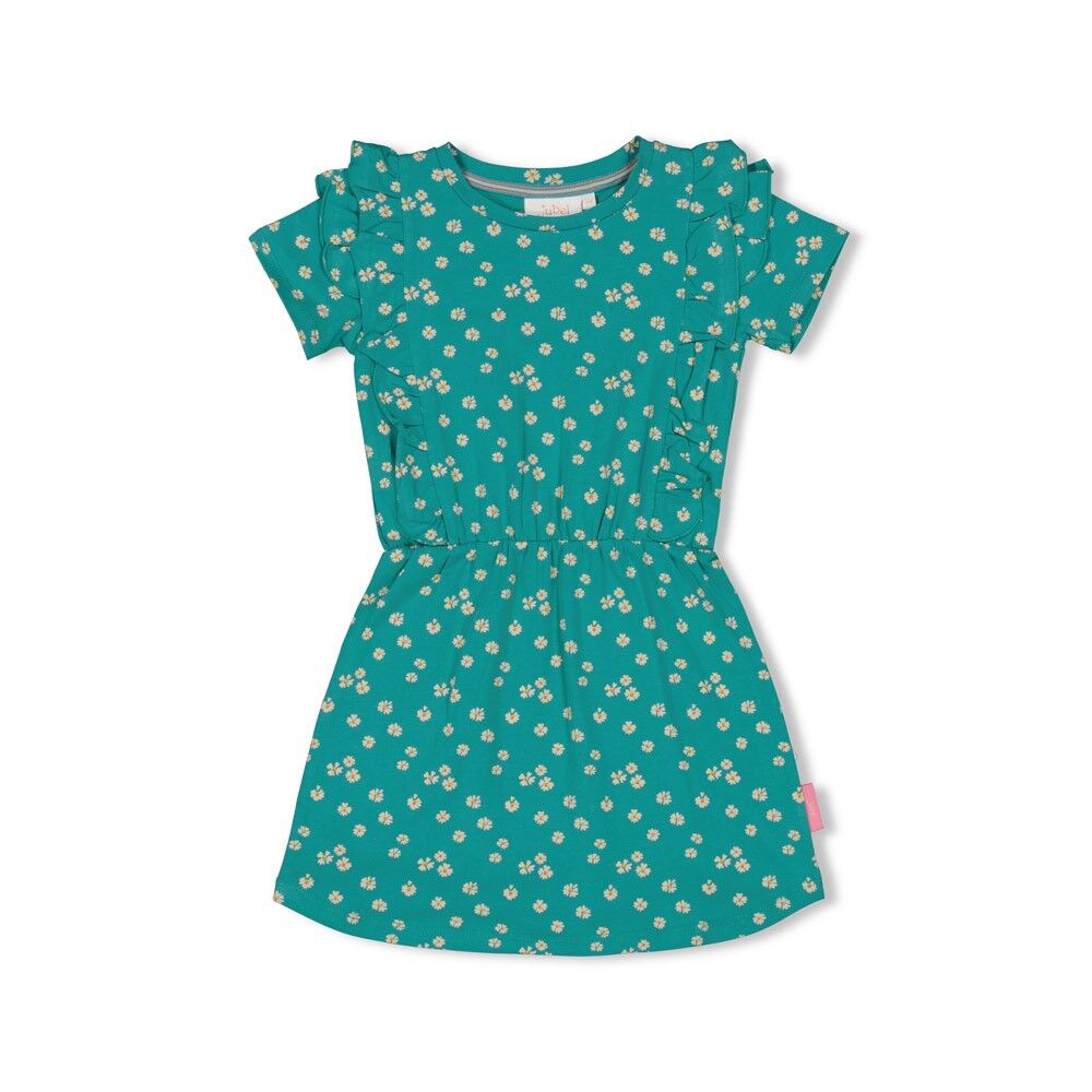 Kleid AOP - Rolling into Spring (Grün) – Bild 1