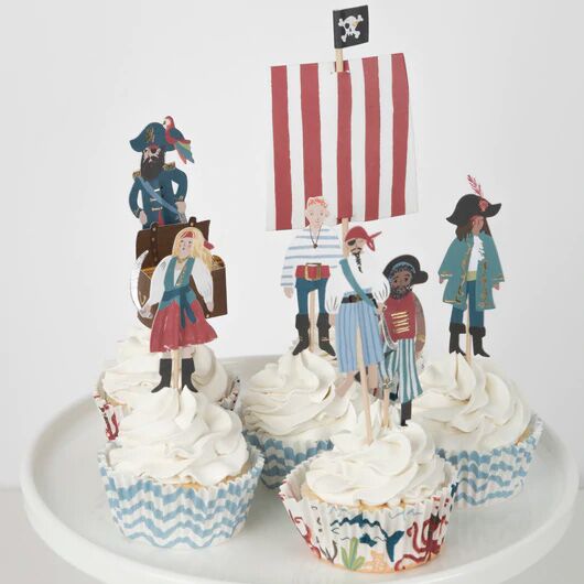 Pirate_Ship_Cupcake_Kit3 "Piratenschiff" Cupcake-Kit von Meri Meri – Bild 1