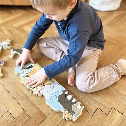 Buchstaben Puzzle "Tiere" – Bild 1