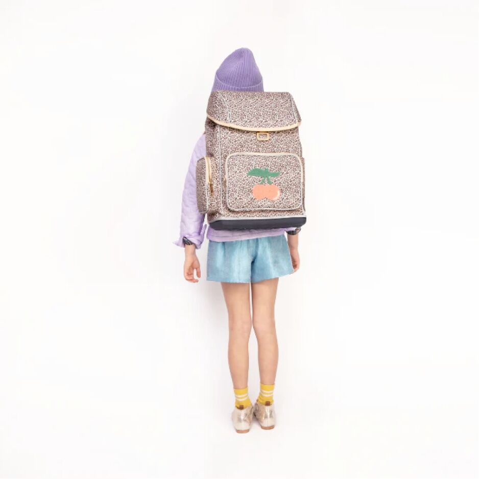 jeune_premier_september_2435 Ergomaxx Schulranzen "Leopard Cherry" – Bild 1