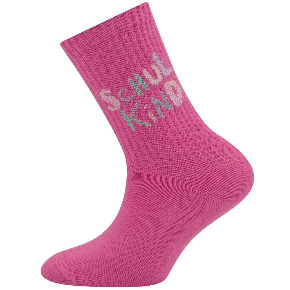 Tennissocken Schulkind (dkl. himbeere) – Bild 1