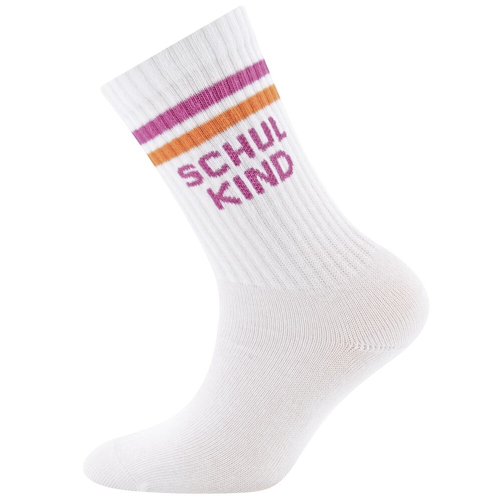 Tennissocken Schulkind (dkl. himbeere) – Bild 1