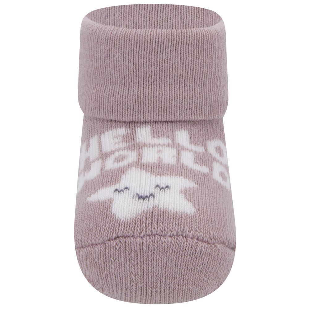 205440_0002_01_vorne Babysocken 2er Pack "Hello World" (Variante 2) – Bild 1