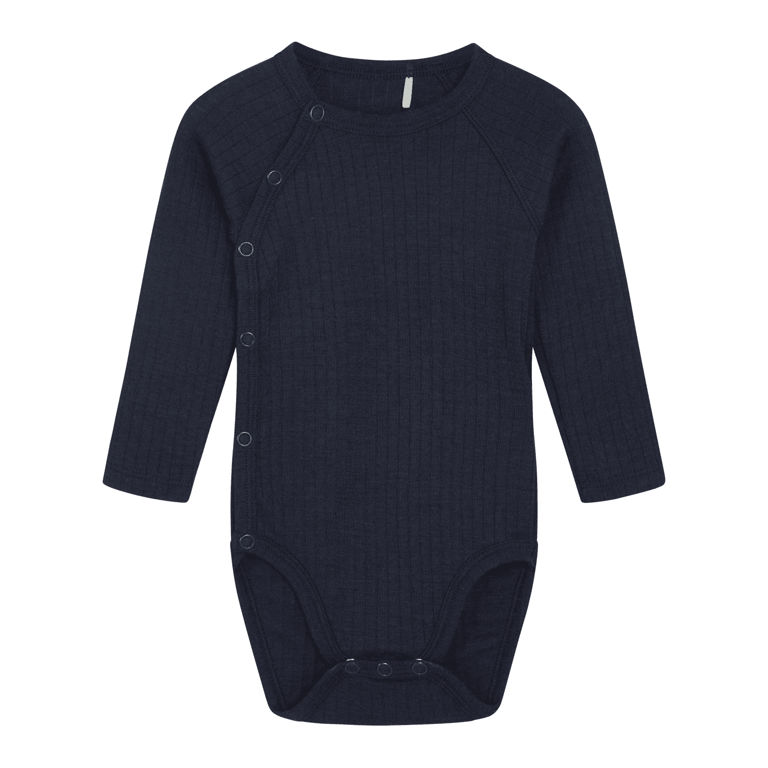 HCBilli Pointelle Body Crossover (More navy), Wolle / Seide – Bild 1