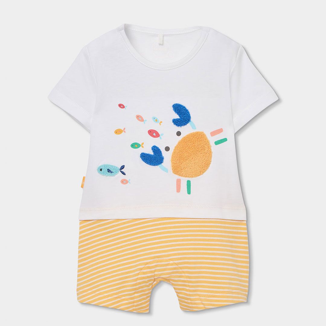 Strampelanzug (weiss) von Boboli – Bild 1