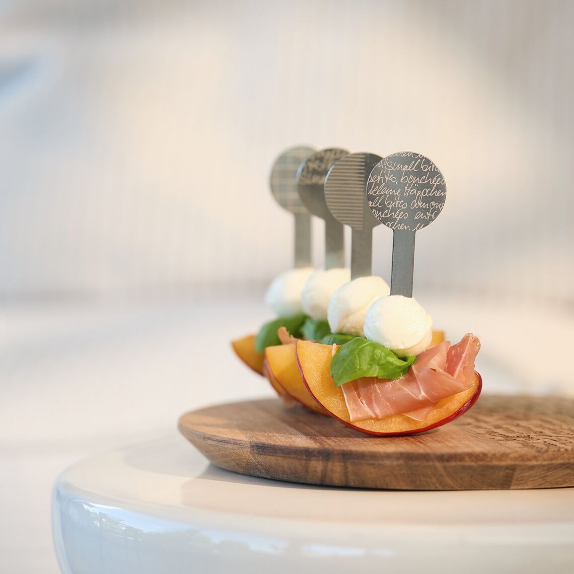 Snack Piekser "Häppchenweise" (4er-Set) – Bild 1