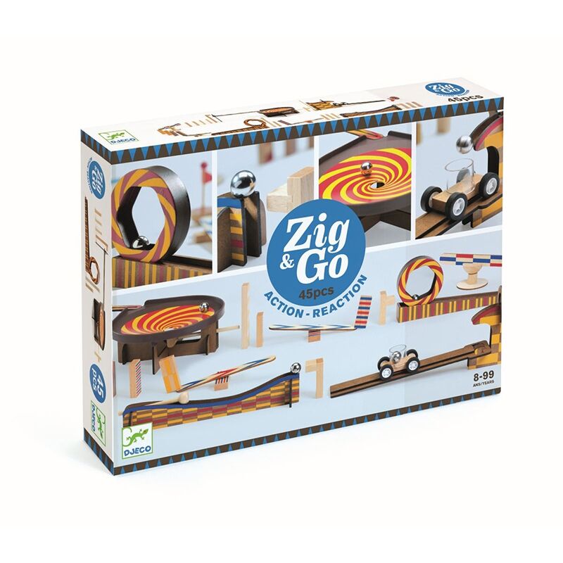 ZigGoActionReaction2 Zig & Go Parcours (45 Teile) – Bild 1